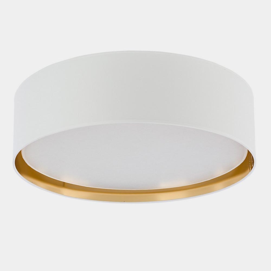 Ceiling light BILBAO 4xE27/15W/230V d. 60 cm white/gold