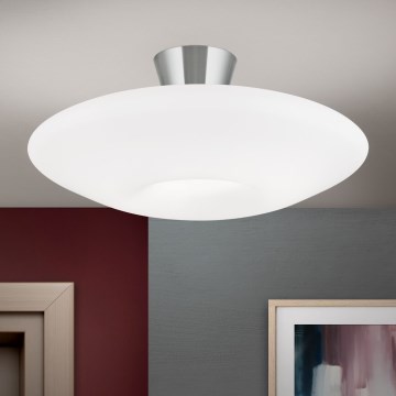 Ceiling light BLANC 2xE27/60W/230V d. 49 cm matte chrome