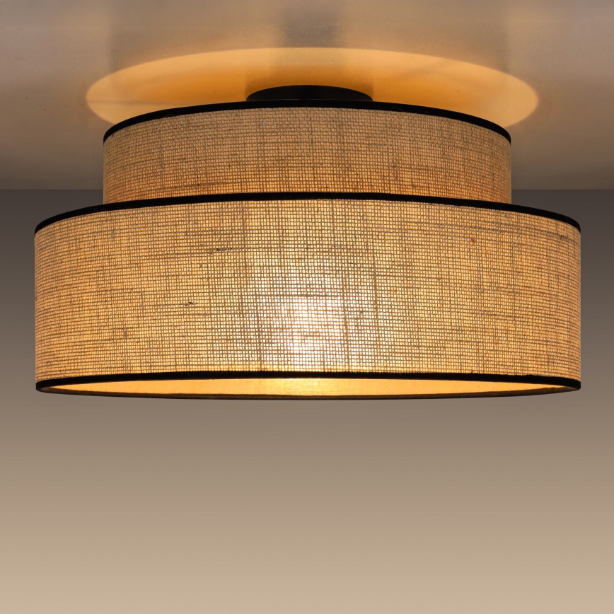 Ceiling light BOHO 1xE27/60W/230V beige