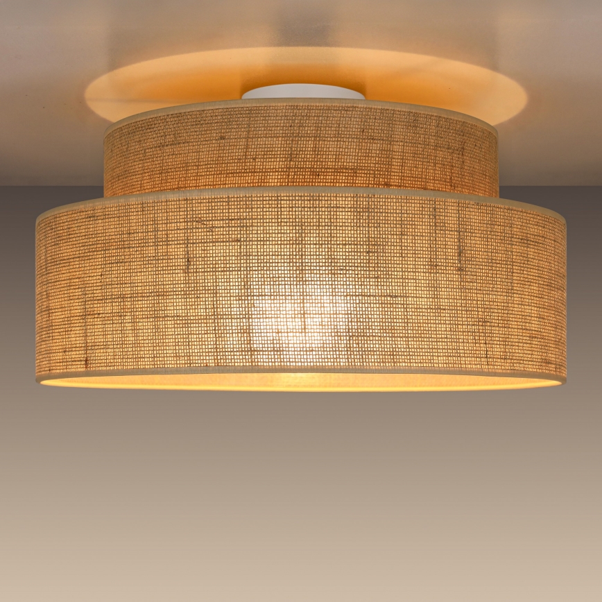 Ceiling light BOHO 1xE27/60W/230V beige