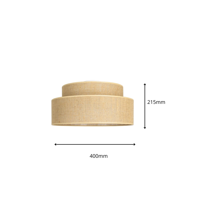Ceiling light BOHO 1xE27/60W/230V beige