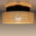 Ceiling light BOHO 1xE27/60W/230V black/beige