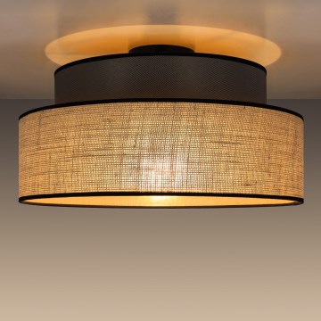 Ceiling light BOHO 1xE27/60W/230V brown/beige