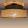 Ceiling light BOHO 1xE27/60W/230V brown/beige