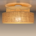 Ceiling light BOHO 1xE27/60W/230V d. 40 cm rattan