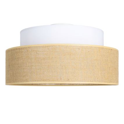 Ceiling light BOHO 1xE27/60W/230V white/beige