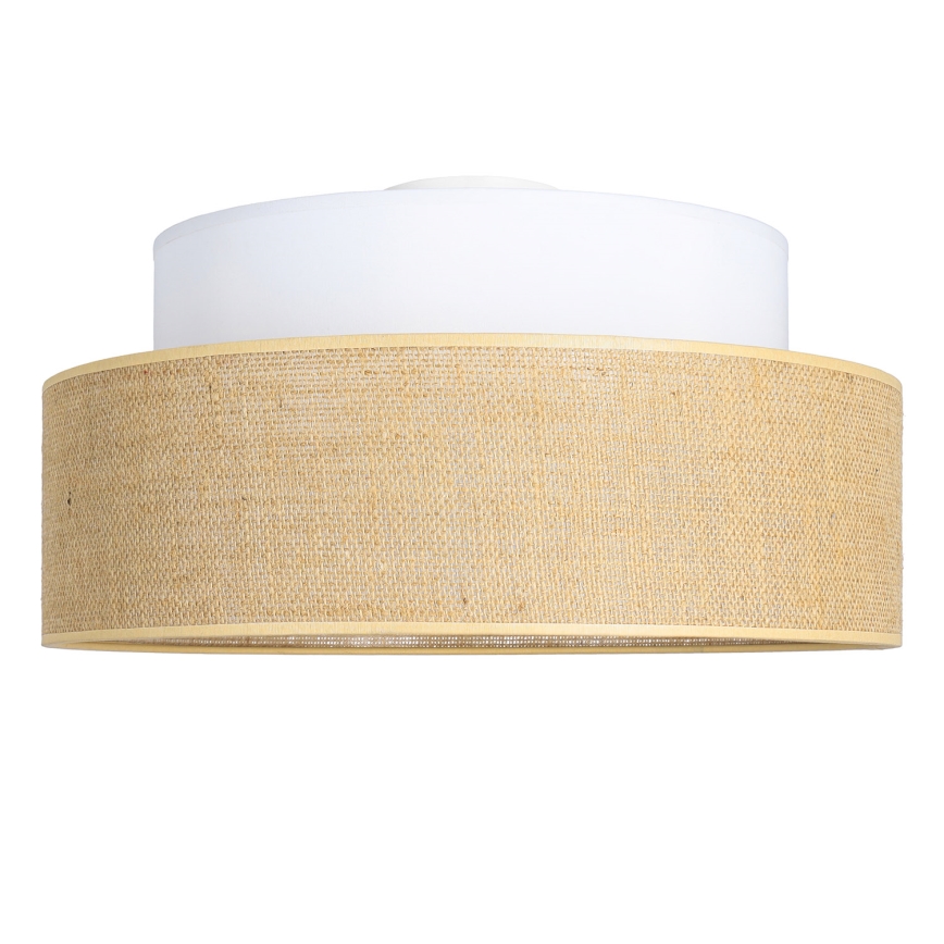 Ceiling light BOHO 1xE27/60W/230V white/beige