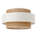 Ceiling light BOHO 1xE27/60W/230V Ø 40 cm cream/jute