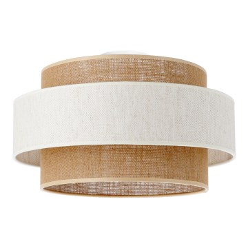 Ceiling light BOHO 1xE27/60W/230V Ø 40 cm cream/jute