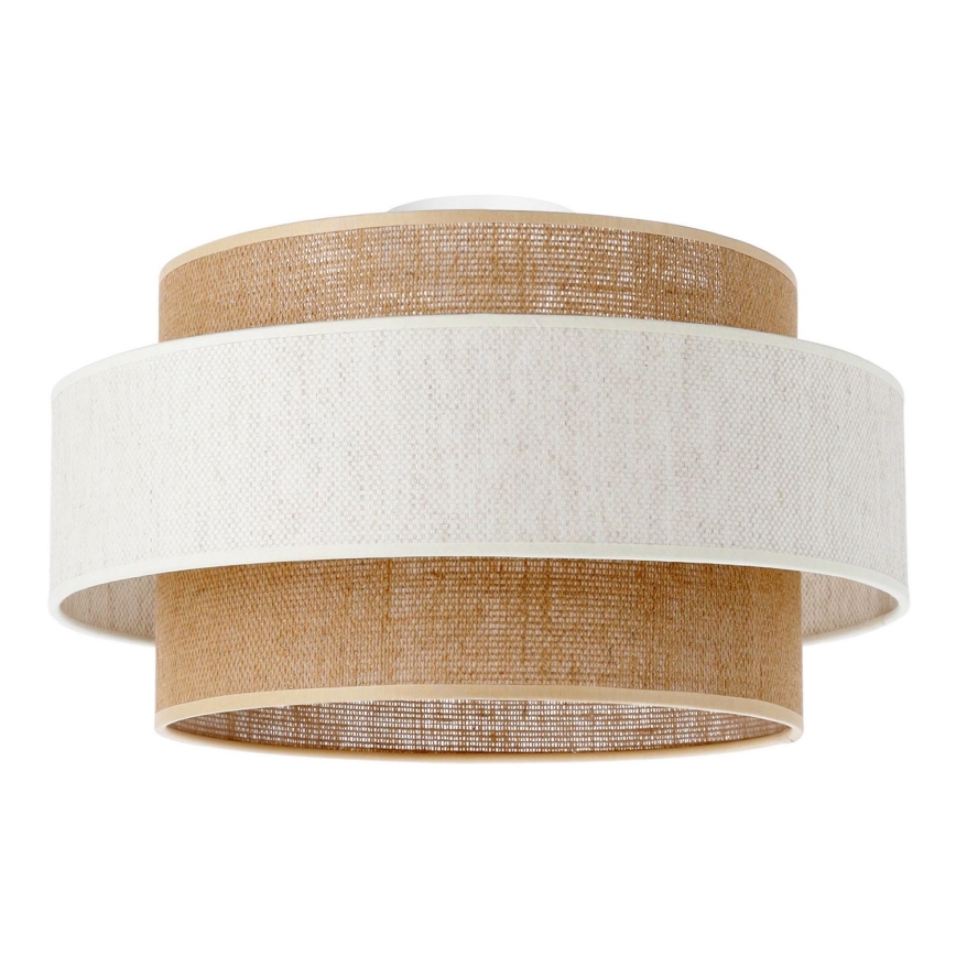 Ceiling light BOHO 1xE27/60W/230V Ø 40 cm cream/jute