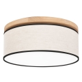 Ceiling light BOHO 2xE27/25W/230V d. 38 cm oak