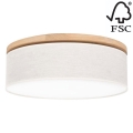 Ceiling light BOHO 3xE27/25W/230V d. 48 cm oak – FSC certified