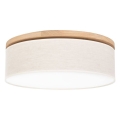 Ceiling light BOHO 3xE27/25W/230V d. 48 cm oak