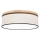 Ceiling light BOHO 4xE27/25W/230V d. 58 cm oak