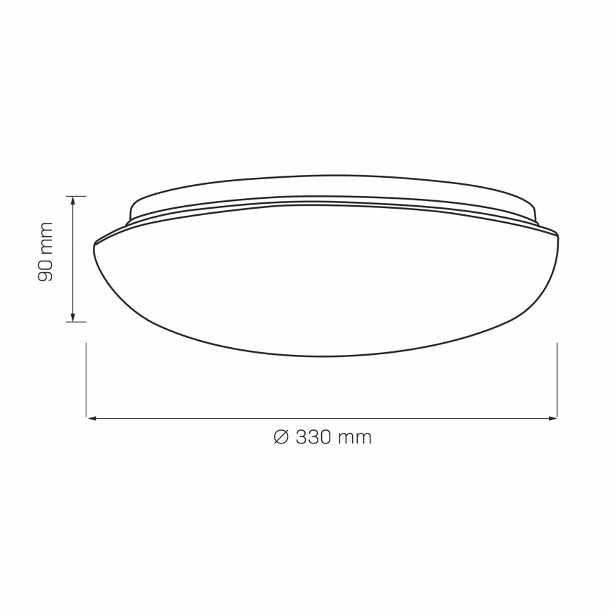 Ceiling light BONIFACY 2xE27/20W/230V d. 33 cm white