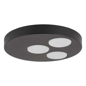 Ceiling light BROS 3xGX53/12W/230V black