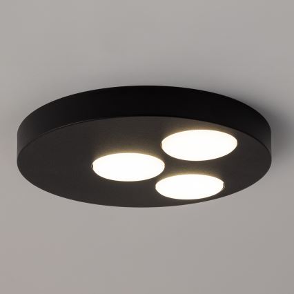 Ceiling light BROS 3xGX53/12W/230V black