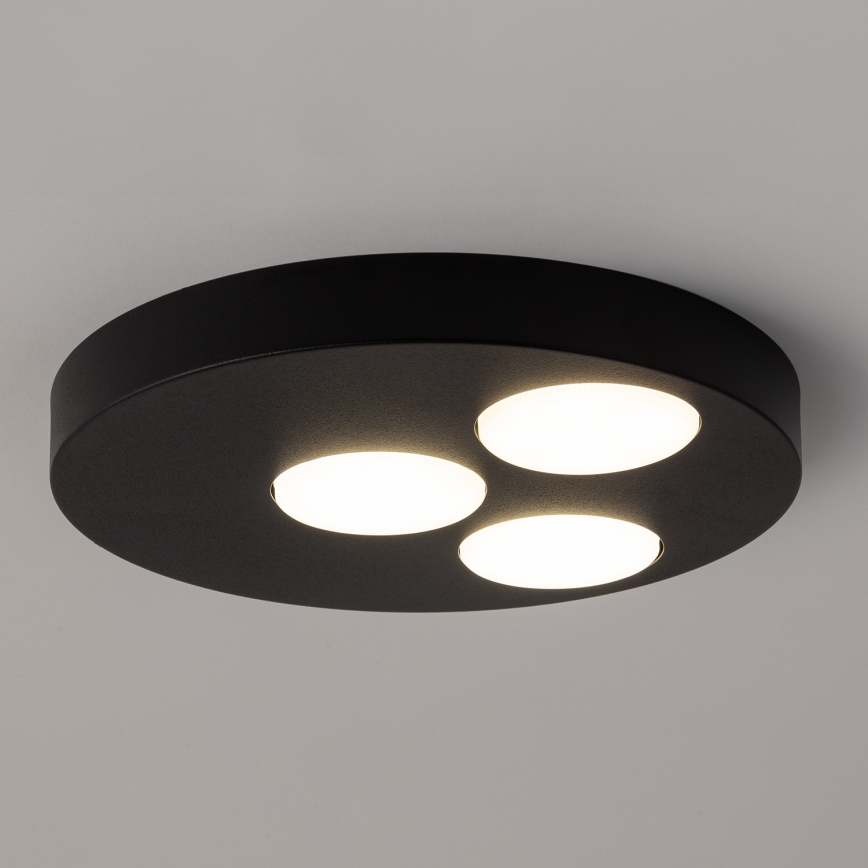 Ceiling light BROS 3xGX53/12W/230V black