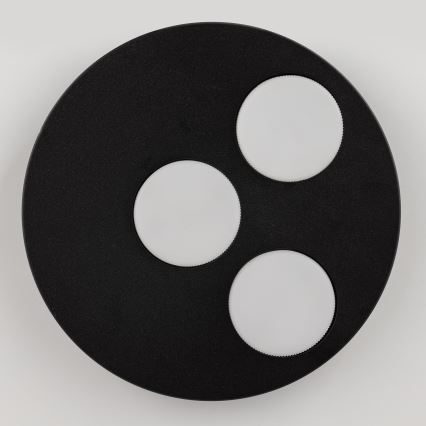 Ceiling light BROS 3xGX53/12W/230V black