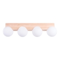 Ceiling light BULBO 4xG9/8W/230V beech/white