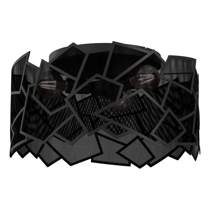 Ceiling light CAMO 3xE27/15W/230V black
