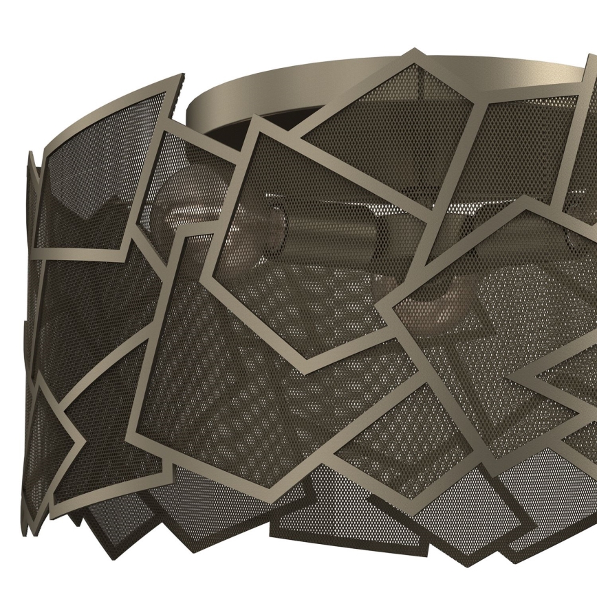 Ceiling light CAMO 3xE27/15W/230V gold