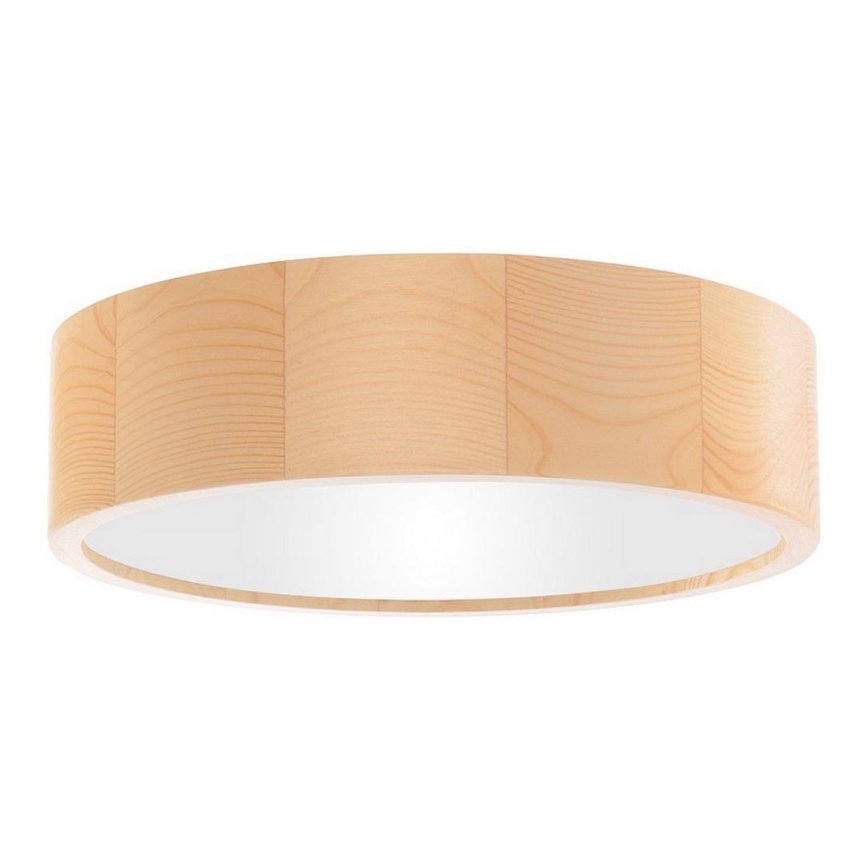 Ceiling light CLEO 2xE27/24W/230V d. 27,5 cm pine