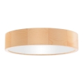 Ceiling light CLEO 3xE27/24W/230V d. 37,5 cm pine