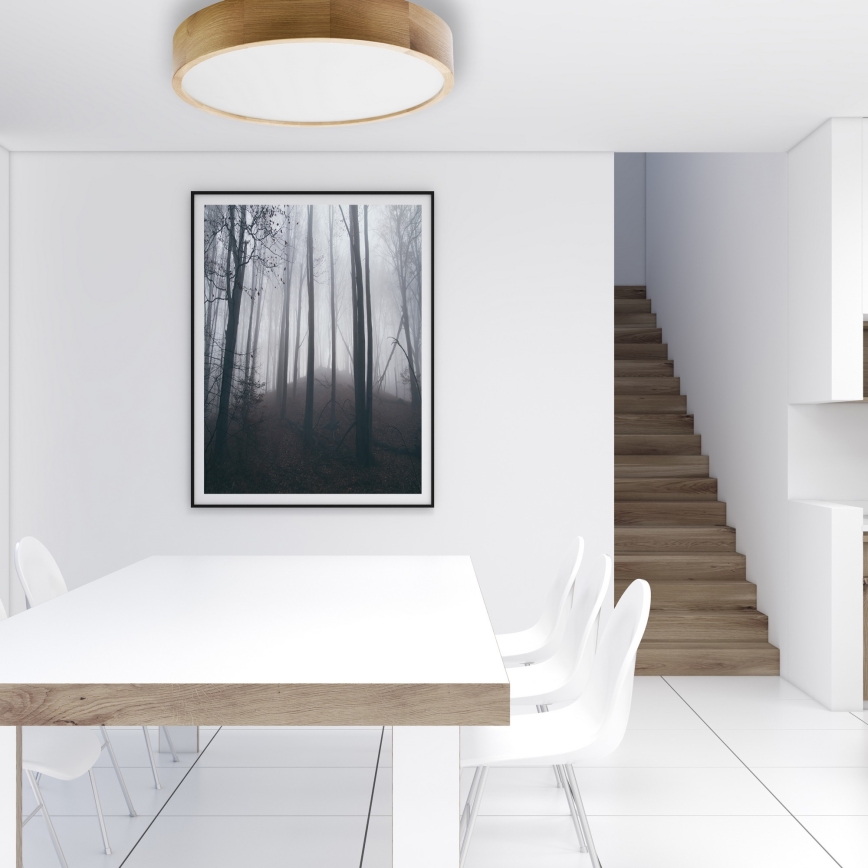 Ceiling light CLEO 5xE27/24W/230V d. 57,5 cm oak
