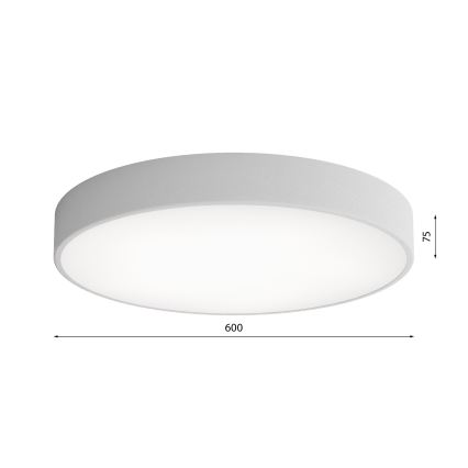 Ceiling light CLEO 5xE27/24W/230V d. 60 cm grey