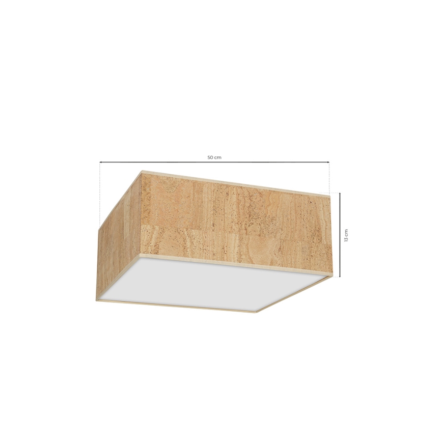 Ceiling light CORK 3xE27/60W/230V