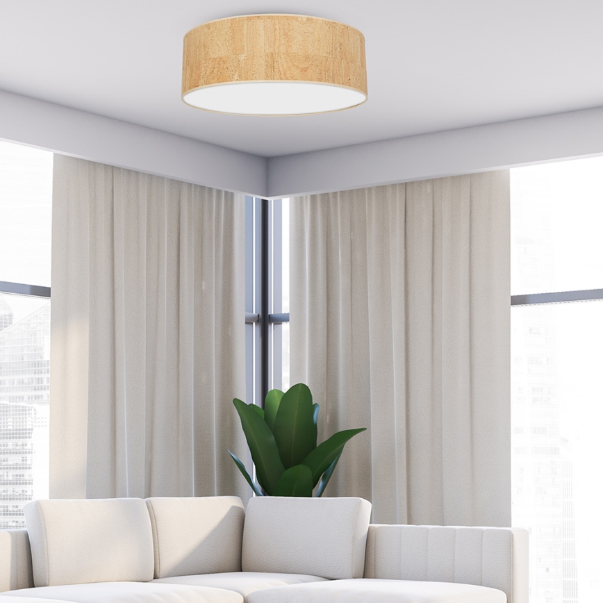 Ceiling light CORK 3xE27/60W/230V