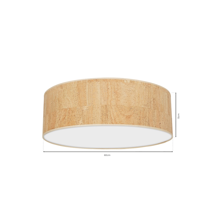 Ceiling light CORK 3xE27/60W/230V