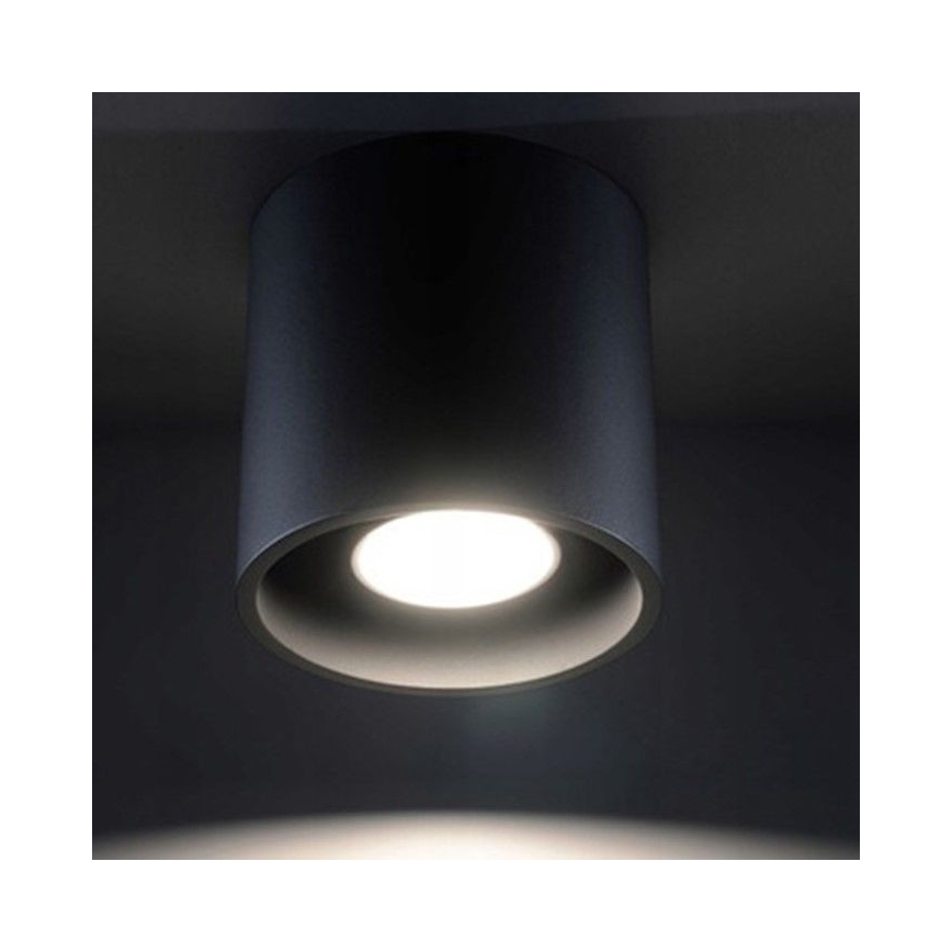 Ceiling light CREEP 1xGU10/50W/230V black