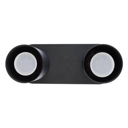 Ceiling light CREEP 2xGU10/25W/230V black