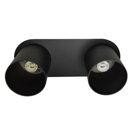 Ceiling light CREEP 2xGU10/25W/230V black