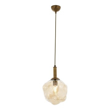 Ceiling Light CRUMPLED 1xE27/40W/230V Bronze/Beige