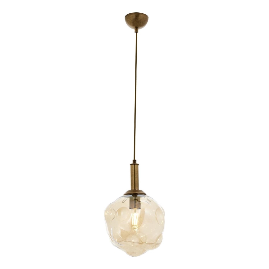 Ceiling Light CRUMPLED 1xE27/40W/230V Bronze/Beige