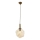 Ceiling Light CRUMPLED 1xE27/40W/230V Bronze/Beige