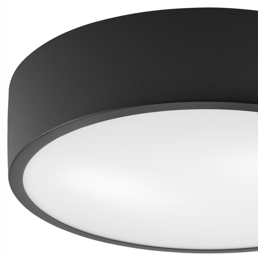 Ceiling light DANTE 1xE27/60W/230V d. 26 cm black