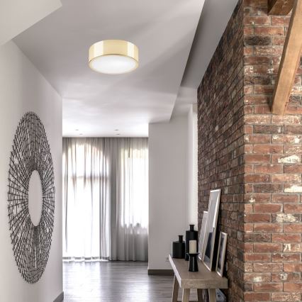 Ceiling light DANTE 1xE27/60W/230V d. 26 cm golden