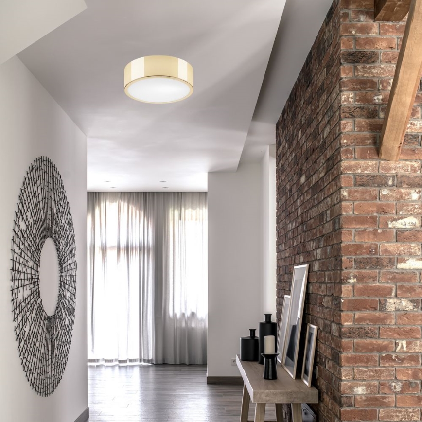 Ceiling light DANTE 1xE27/60W/230V d. 26 cm golden