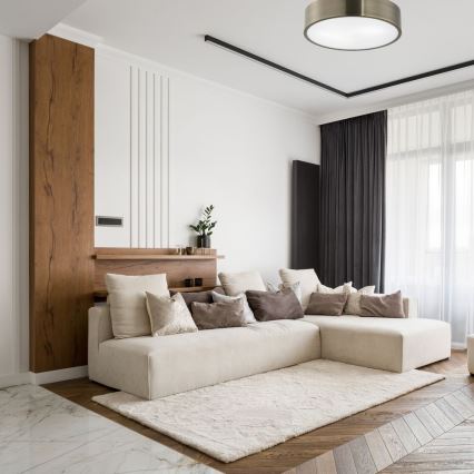 Ceiling light DANTE 2xE27/60W/230V d. 36 cm patina