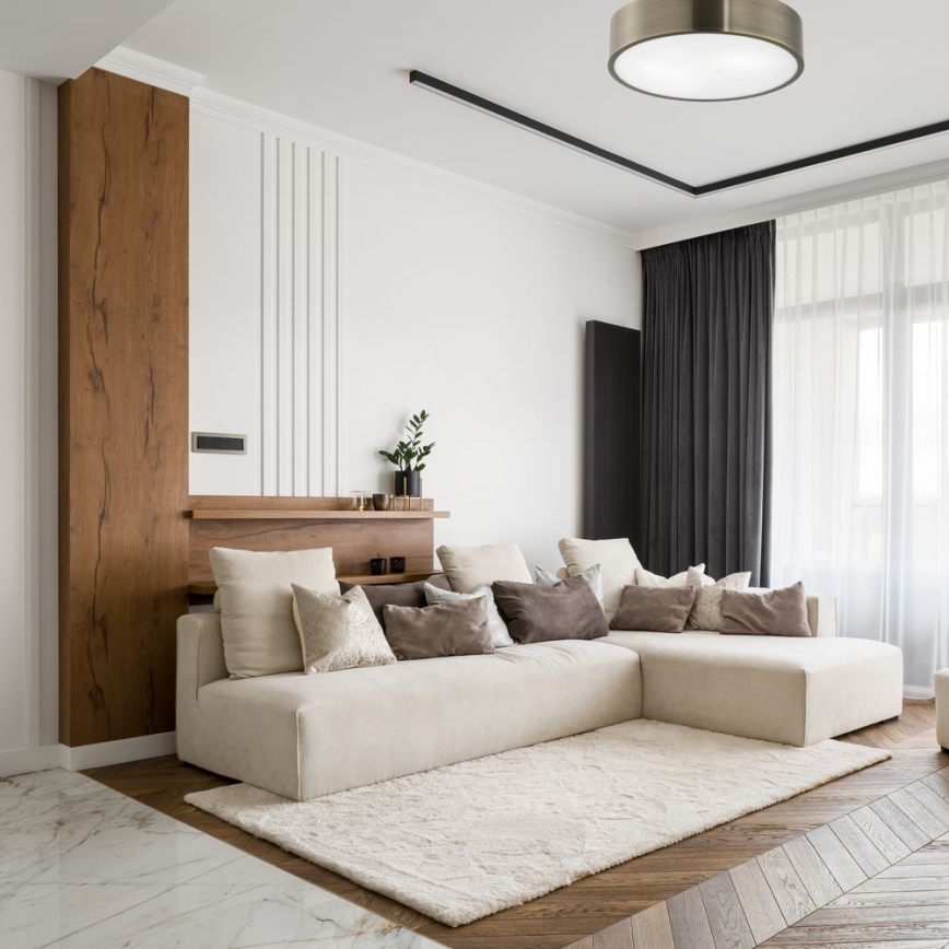 Ceiling light DANTE 2xE27/60W/230V d. 36 cm patina