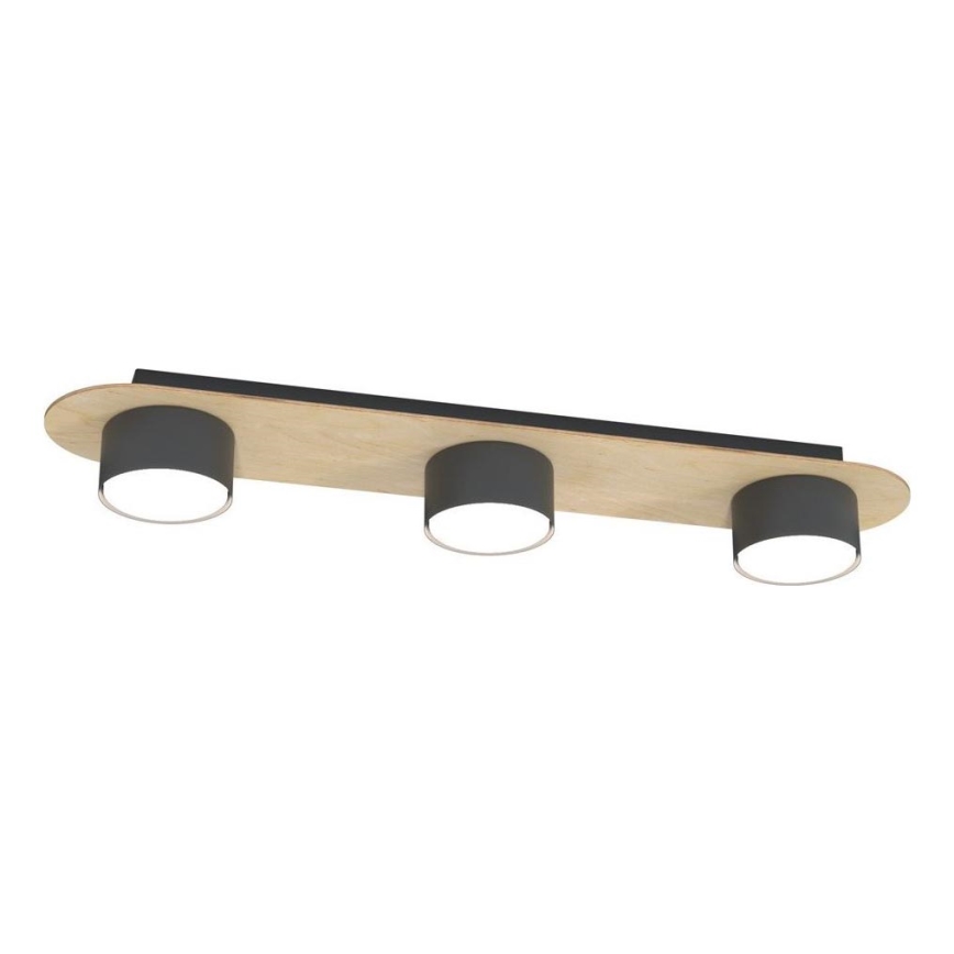 Ceiling light DIAZ 3xGX53/12W/230V black/brown