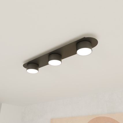 Ceiling light DIAZ 3xGX53/12W/230V black