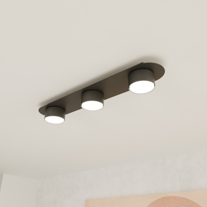 Ceiling light DIAZ 3xGX53/12W/230V black