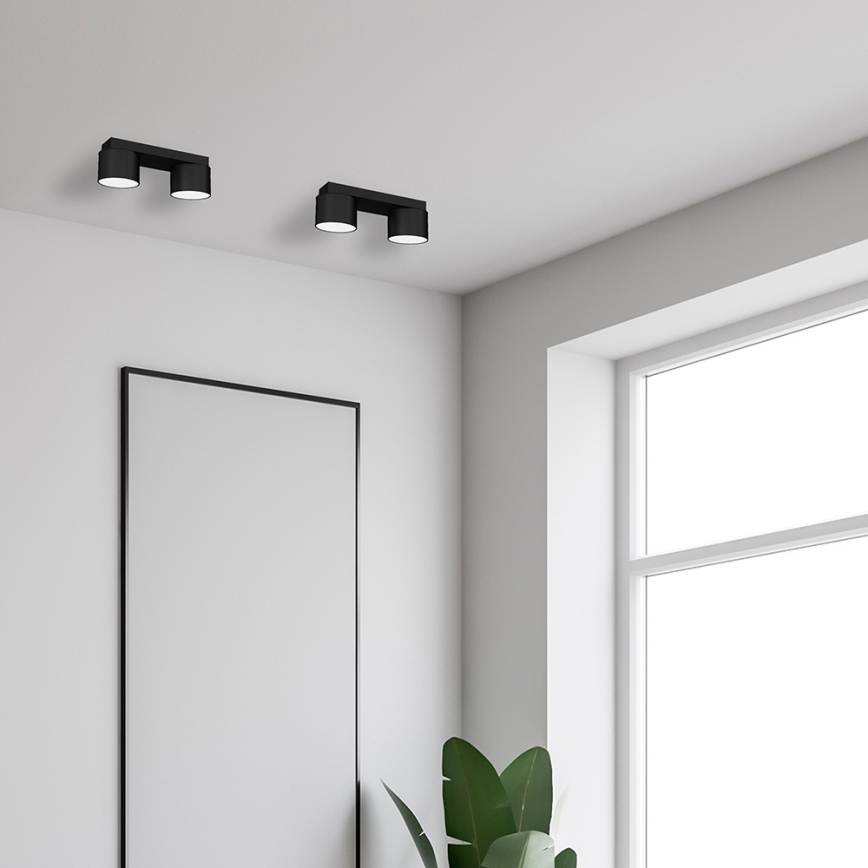 Ceiling light DIXIE 2xGX53/11W/230V black