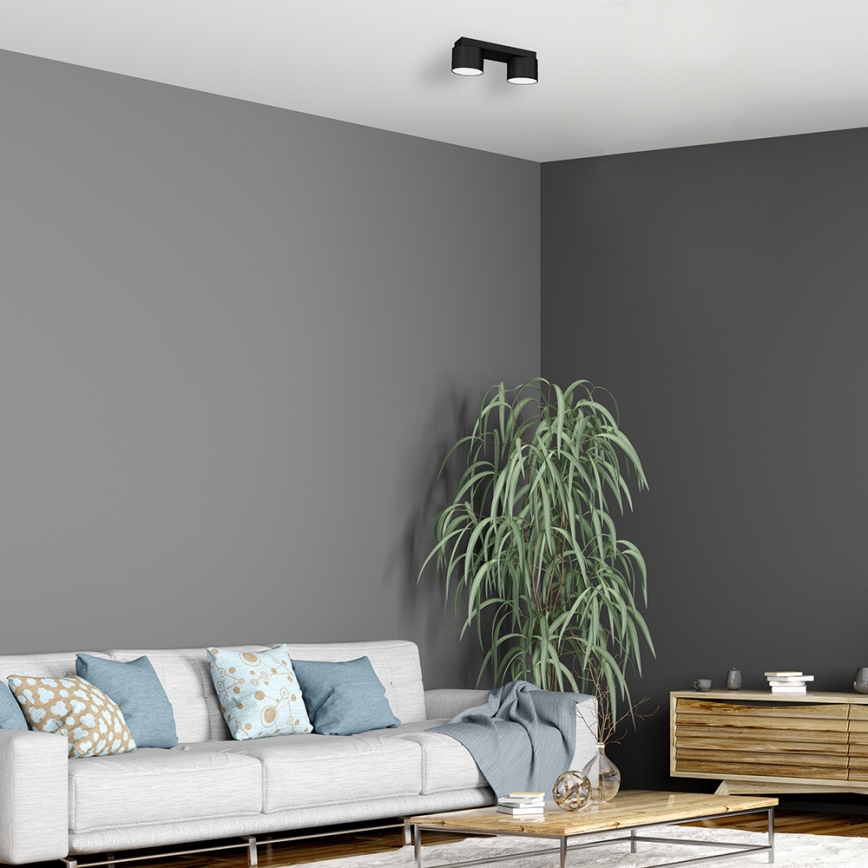 Ceiling light DIXIE 2xGX53/11W/230V black