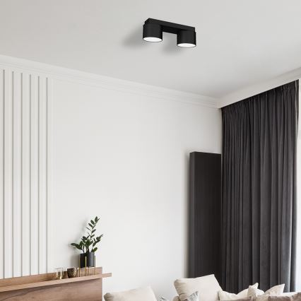 Ceiling light DIXIE 2xGX53/11W/230V black